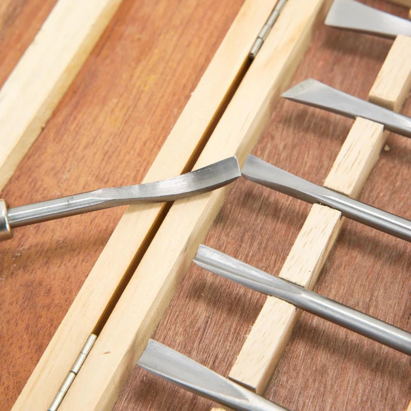 6-Piece Kids Wood Carving Tool Set - Safe & Durable for DIY Woodworking Projects - Perfect for Beginners & Young Crafters
