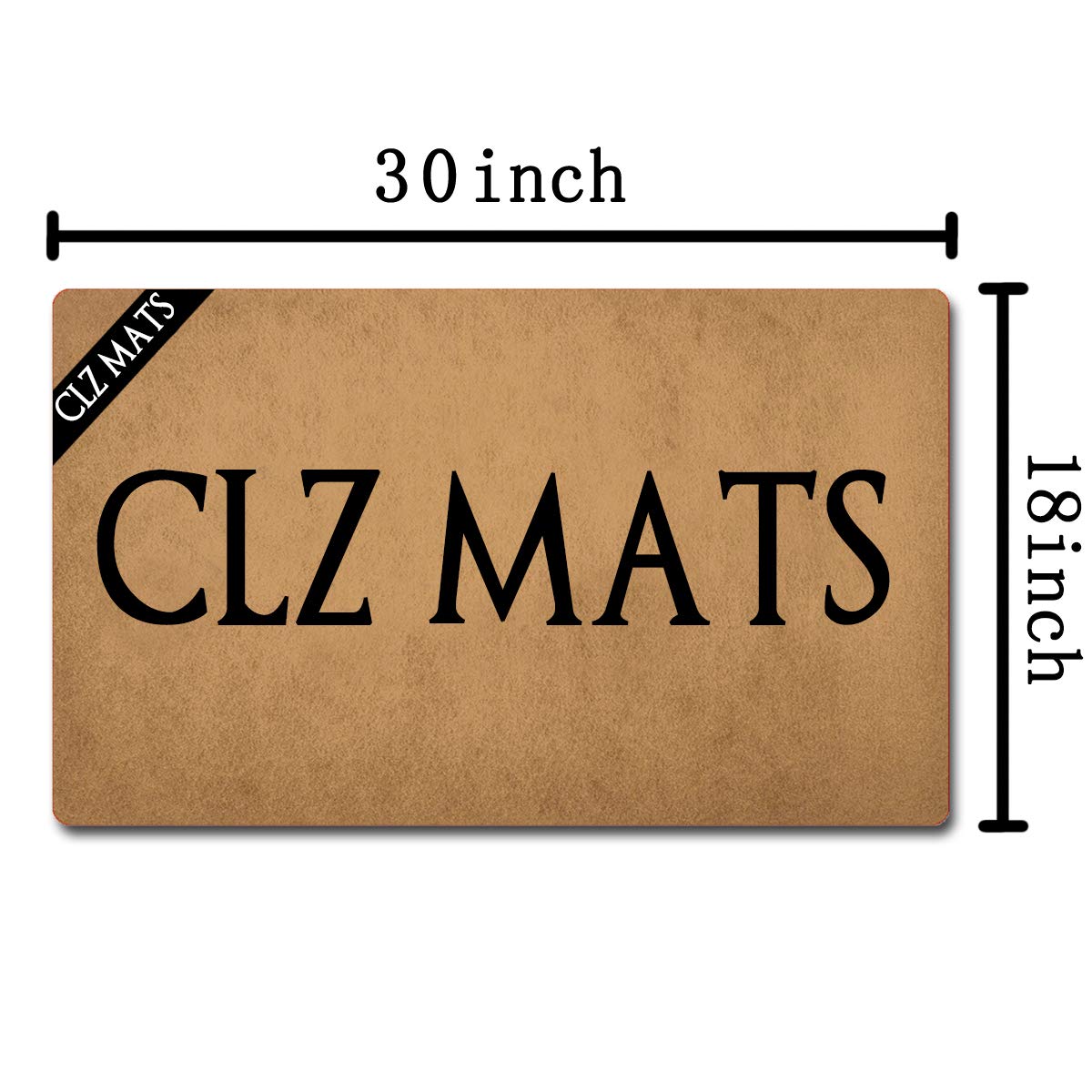 Non-Slip Rubber Welcome Mat - 'Welcome to My She Shed' Funny Monogram Doormat 30