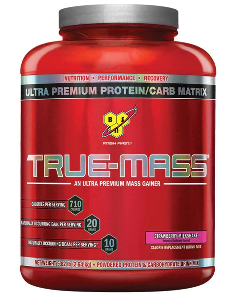 BSN True Mass Gainer Protein Powder - High Calorie Weight Gain Supplement for Muscle Building & Recovery | Ideal for Bodybuilders & Athletes