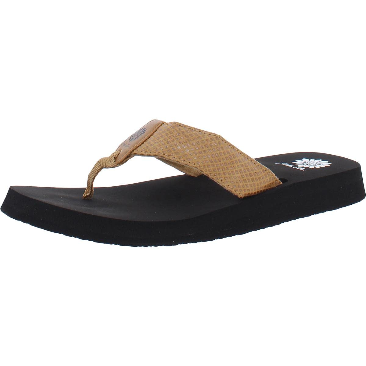 Faya Women's Comfortable Yellow Box Sandals - Stylish Summer Casual Shoes for Beach, Vacation & Everyday Wear