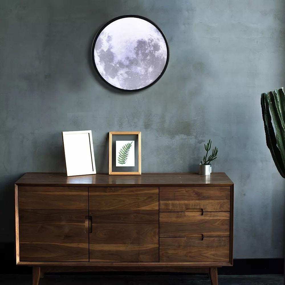 Moon Mirror Lamp - 3D Illusion Night Light for Bedroom, Nursery & Home Decor - Perfect for Kids, Adults & Gifts (White) | Creates Magical Moonlight Ambiance for Relaxation & Sleep
