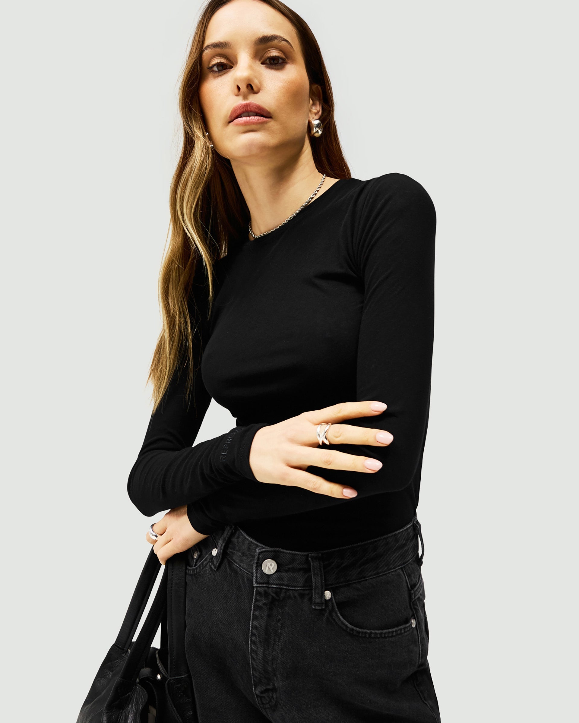 Trigger Long Sleeve Shirt - Black - Comfortable & Stylish for Outdoor Activities & Casual Wear