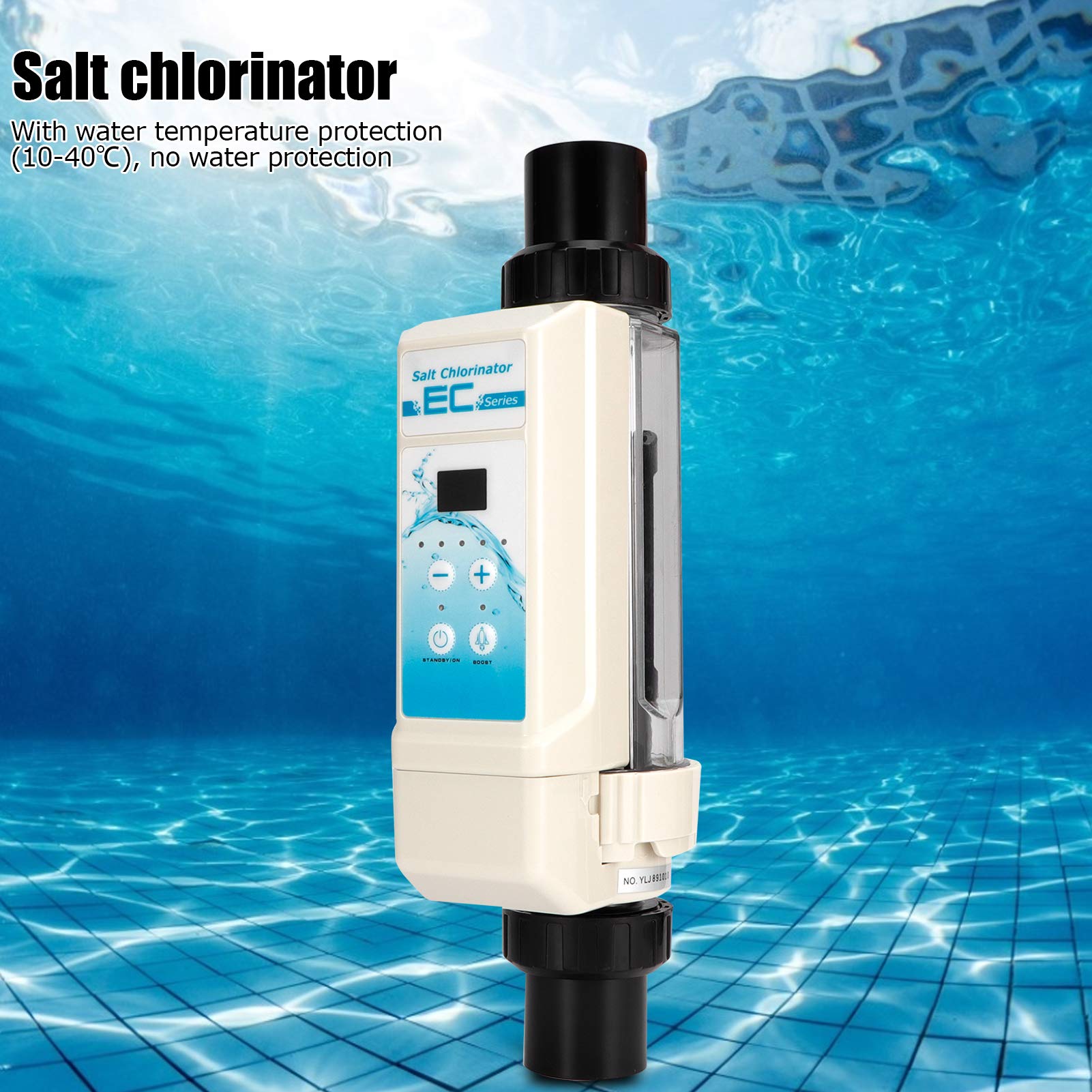 Salt Water Pool Chlorinator System - 25,000 Gallon Saltwater Pool Chlorine Generator | Compatible with 1.5