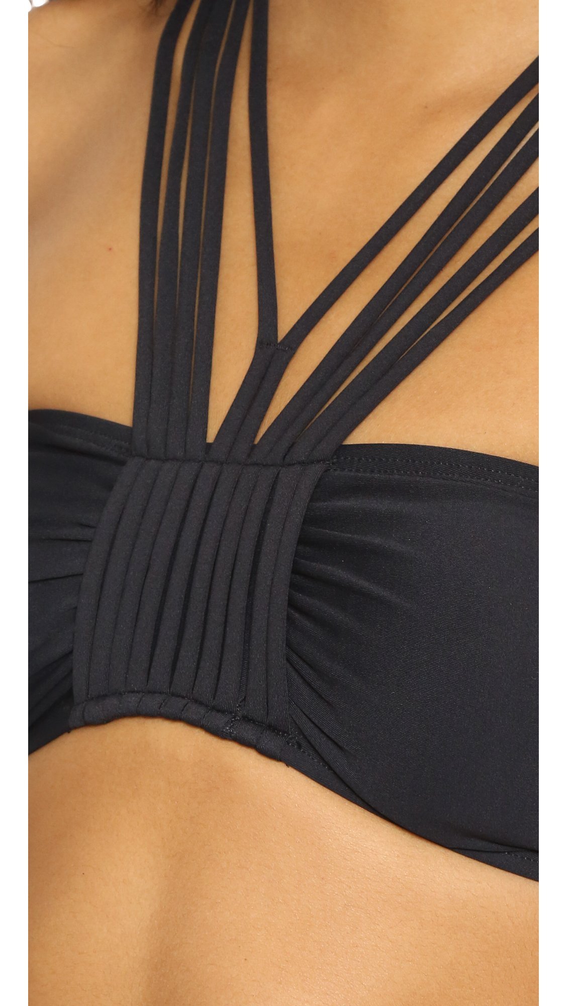 LSpace Women's You Animal You St Tropez Bikini Top - Sexy Black Bikini Bra for Women, Medium Size - Perfect for Beach Vacations, Pool Parties & Summer Getaways