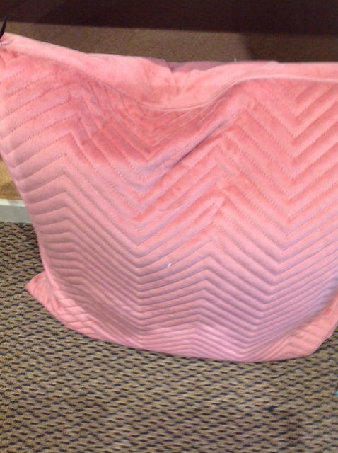 Soft Pink Fleece Pillow - 18 Inch Plush & Cozy Bed Pillow for Sleeping, Lounging, and Home Decor
