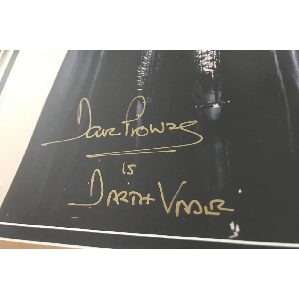David Prowse Signed 8x10 Photo Framed with JSA COA - Star Wars Darth Vader Autograph Collectible - Perfect for Movie Memorabilia Displays & Fan Collections