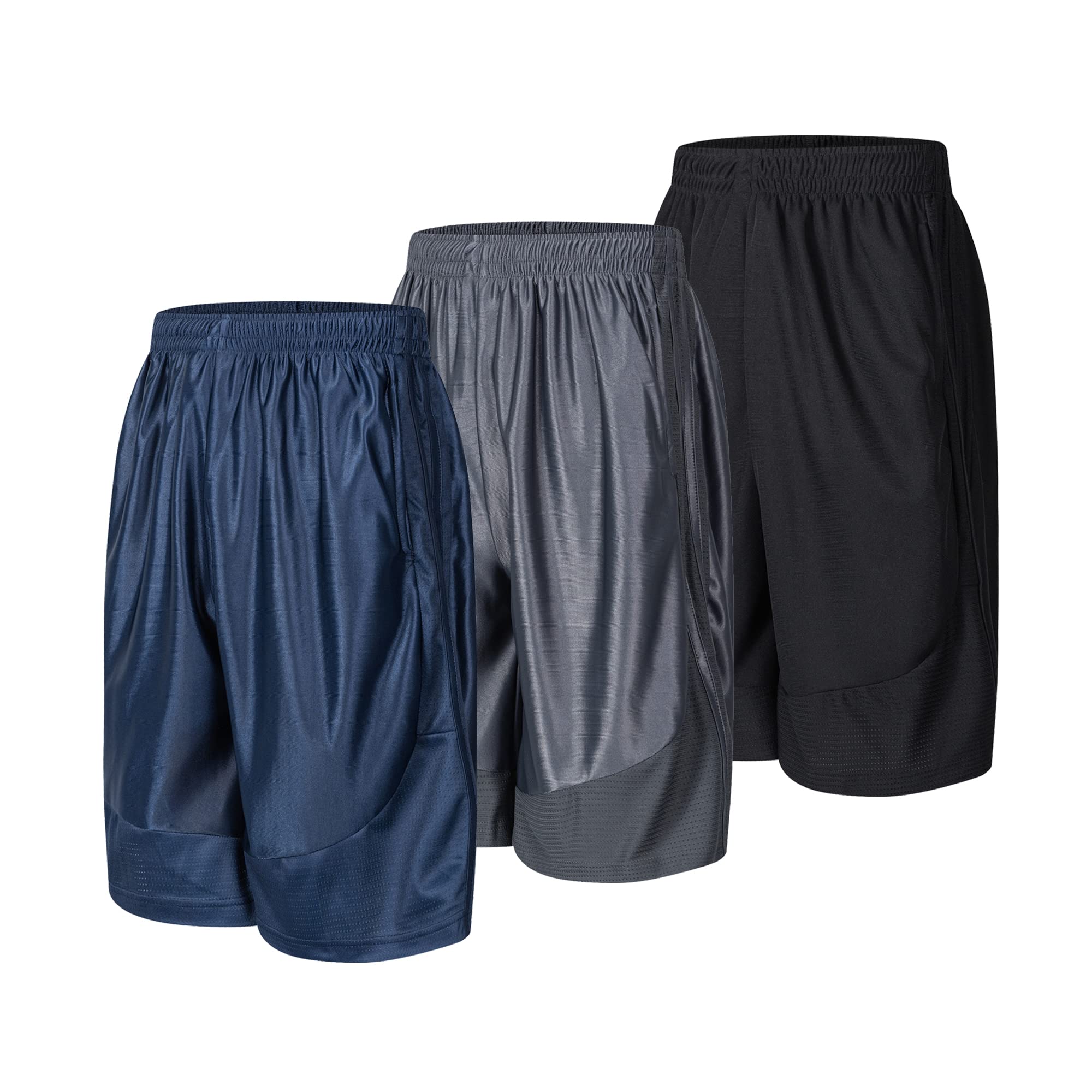 Abovewater Men's Basketball Shorts with Deep Pockets - Breathable Running Shorts & Gym Training Shorts with Adjustable Drawstring - Perfect for Basketball, Running, Workouts & Casual Wear