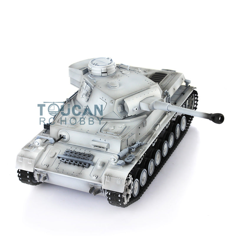 2.4G Henglong 1/16 Scale RC Tank 3859 - German Panzer IV F2 Ready-to-Run Plastic Model with Smoke Generator, BB Shooting, Road Wheels & Tracks - Perfect for Military Enthusiasts, Collectors and RC Battle Games