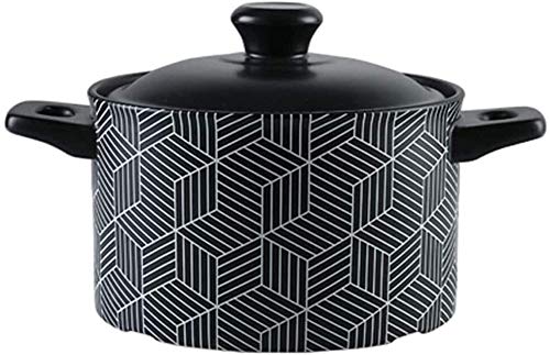 Premium Ceramic Casserole Dish with Lid - 2.5L Non-Stick, Oven-Safe Cookware for Braising, Slow Cooking & Simmering Soups | Eco-Friendly & Heat-Resistant Ceramic Cookware | Perfect for Family Dinners, Meal Prep & Holiday Feasts