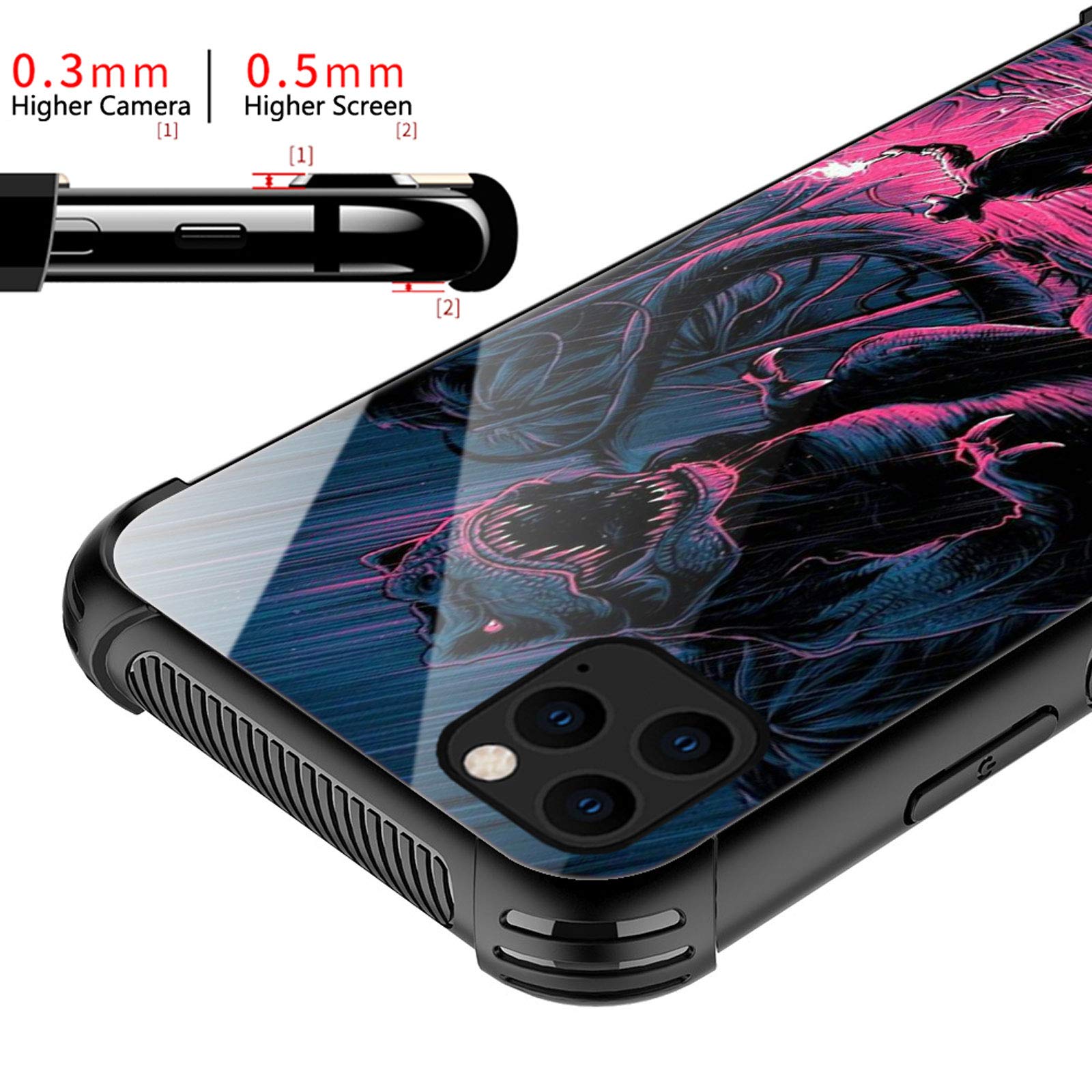 Dinosaur Graphic iPhone 12 Mini Case for Girls - Shockproof Anti-Scratch Hard PC Back Cover with Stylish Picture Pattern Design | Perfect for School, Outdoor Adventures & Daily Protection