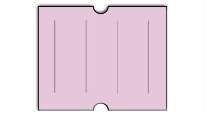 Towa GL Compatible Labels - 180,000 Lavender General Purpose Labels with Security Cuts for Price Guns - Retail & Warehouse Use