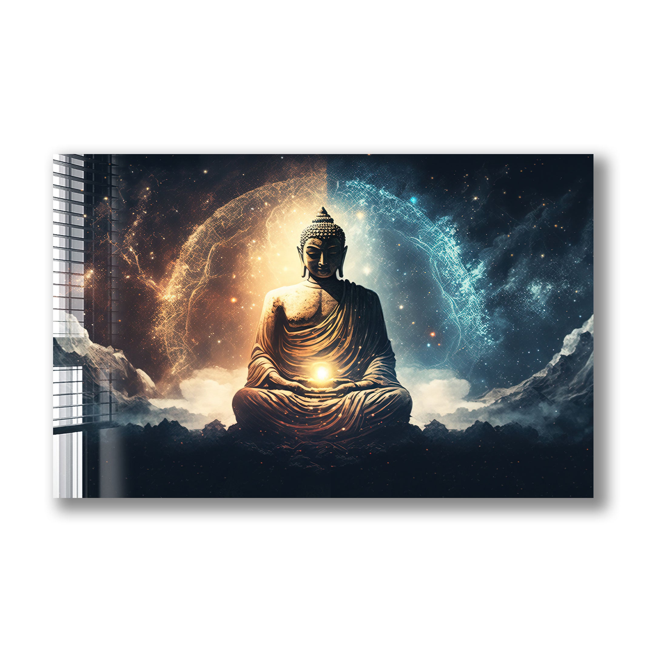 Buddha Statue for Home Decor - Meditation & Enlightenment Sculpture for Yoga, Zen Garden & Spiritual Spaces