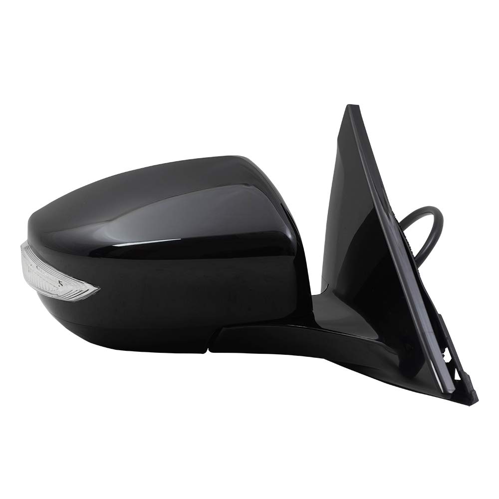 Replacement Power Side Mirrors for 2016-2018 Nissan Maxima - Heated with Turn Signal - Driver & Passenger Set (Part #96302-9DD1C & 96301-9DD1C) - Perfect for Winter Driving and Enhanced Safety