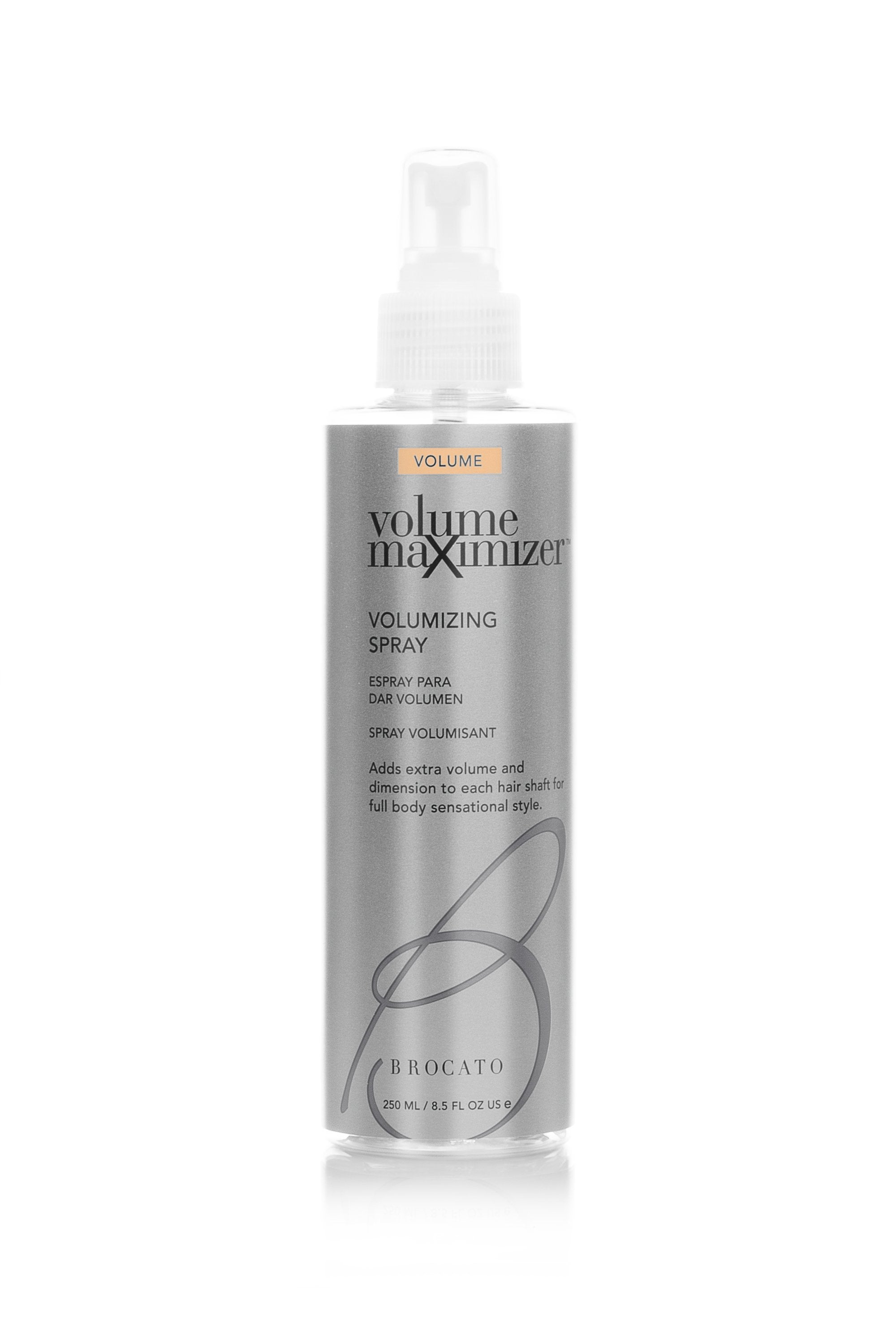Brocato Volume Maximizer 8.5 oz Hair Thickening Spray for Fine Flat Hair - Adds Instant Body & Lift for Voluminous Blowouts & Styling