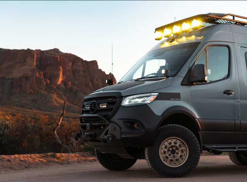 Owl Pismo Front Bumper for Mercedes Sprinter Van 2500 3500 | Heavy Duty Off-Road Protection | Perfect for Camping & Overlanding Adventures
