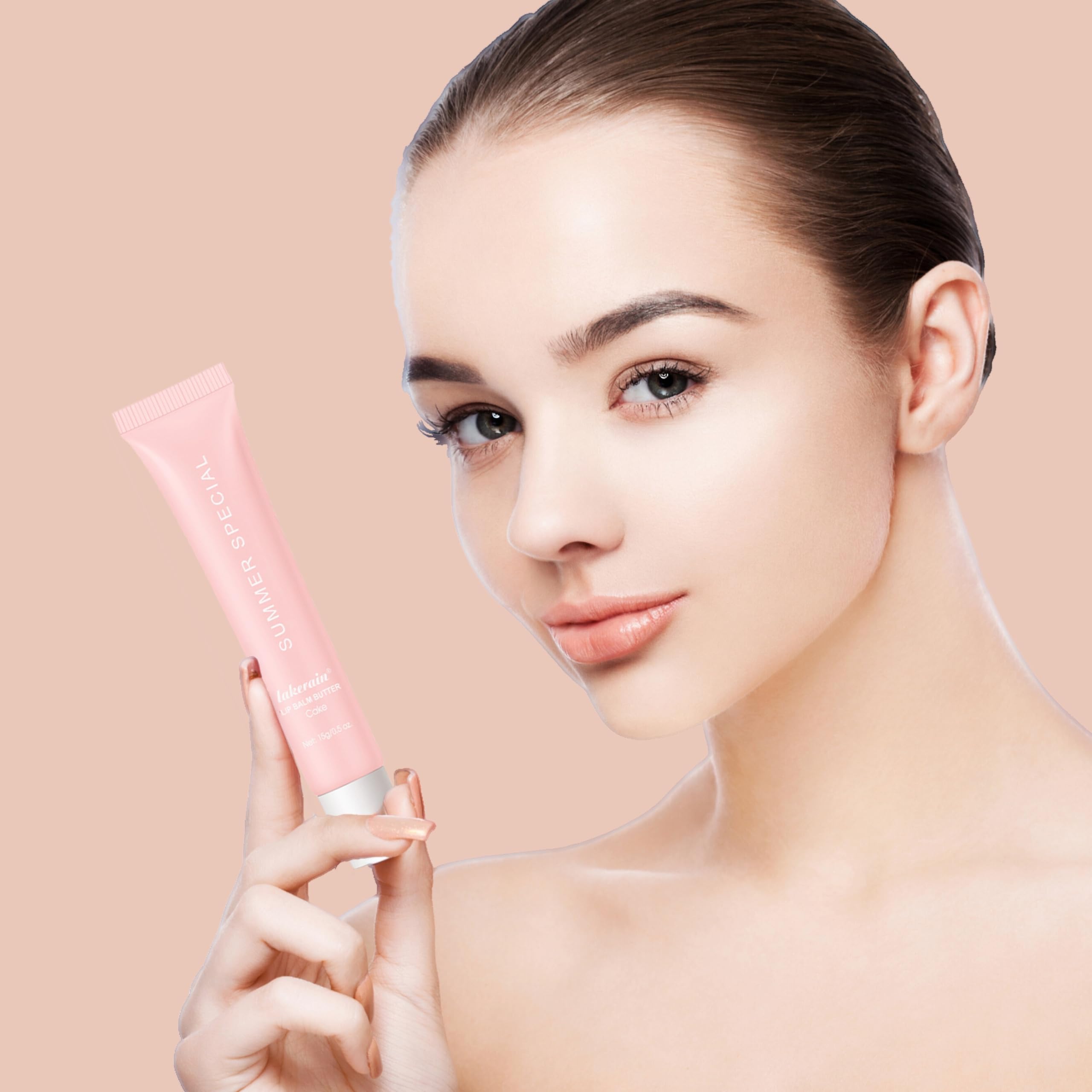Vanilla Cake Lip Butter Balm - Moisturizing & Conditioning Lip Gloss for Dry, Chapped Lips | Sheer Tinted Lip Mask with Hydration & Shine | 2-Pack Summer Lip Care | Perfect for Daily Use, Night Treatment & Makeup Prep