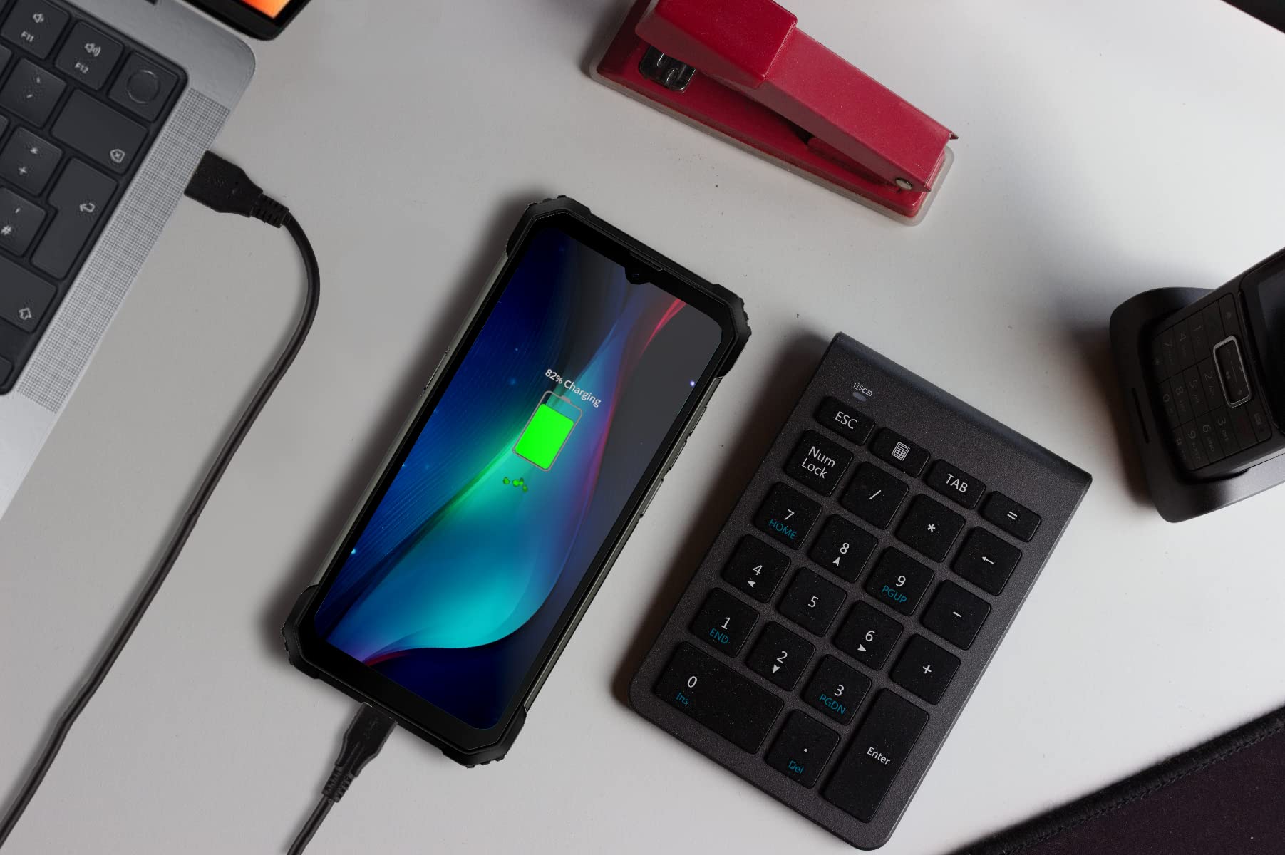 Caseroxx USB Cable for Blackview BV9000 & BV9000 Pro - Fast Charging & Data Sync Cable - Durable Charger Cord for Smartphones, Tablets & More - Perfect for Home, Office & Travel Use