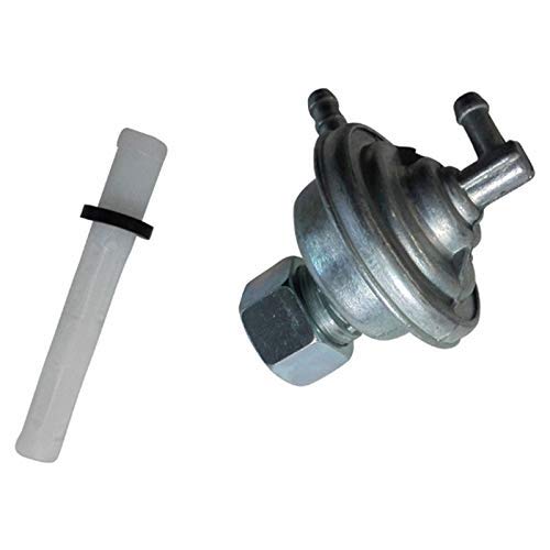 Fuel Petcock Tap Switch Valve Compatible with 1986-1987 Honda NQ50 Spree Scooter - Replacement Gas Valve for Motorcycle Repair & Maintenance