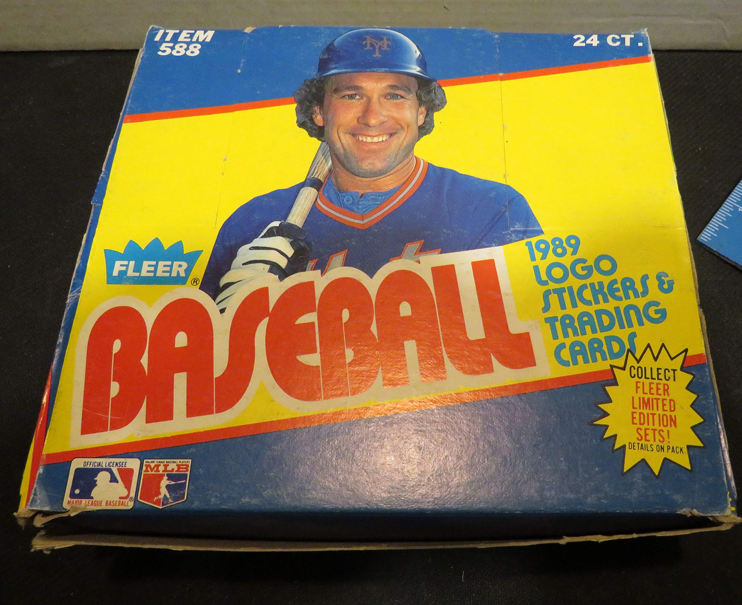 1989 Fleer Cello Baseball Card Box - Complete Set Collectors Edition for Sports Memorabilia & Trading Card Enthusiasts - Perfect for Display, Storage, and Investment Collection