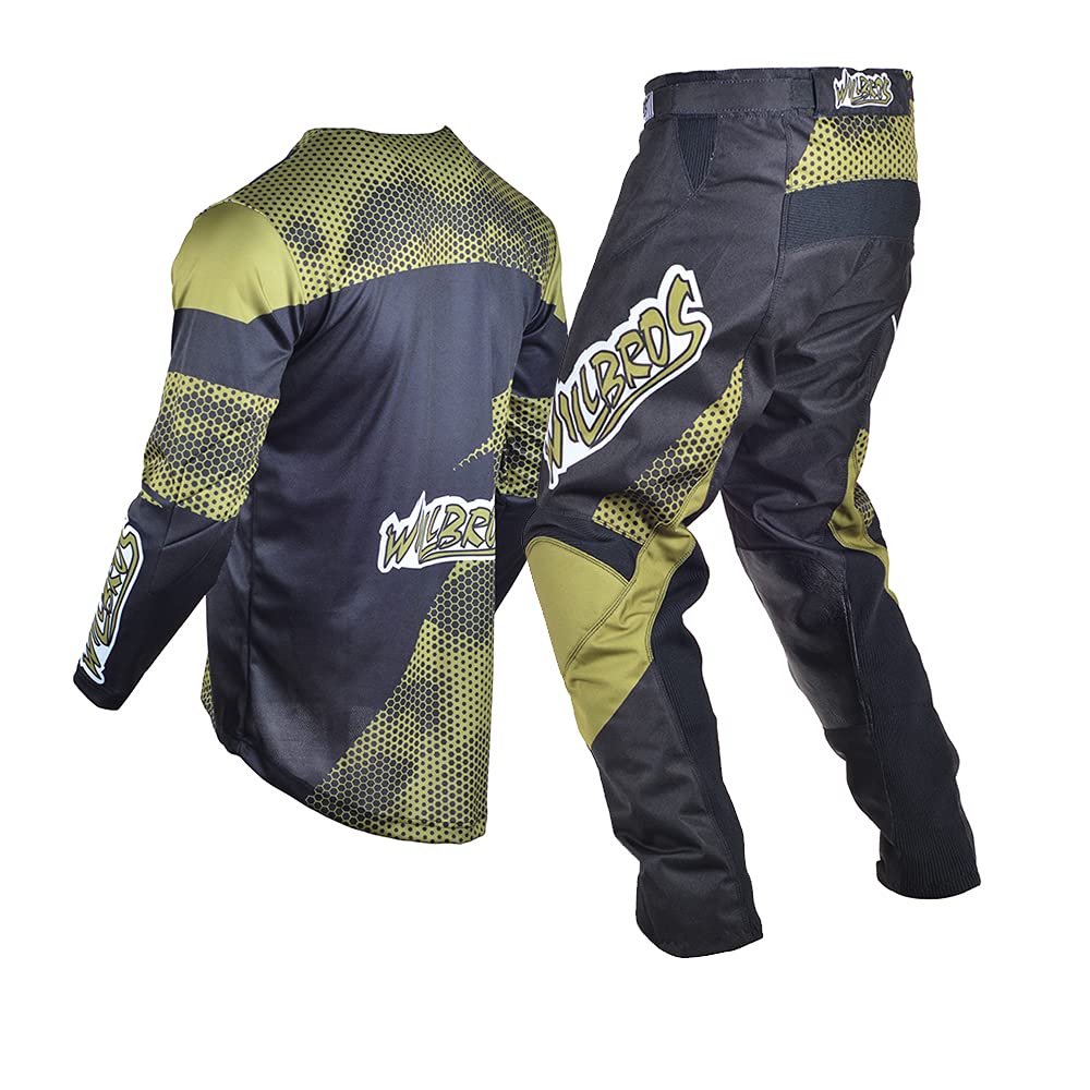 MX Jersey & Pant Combo - Men's Motocross Gear Set for Cycling, Motorcycle & Dirt Bike Riding | Breathable Off-Road Racewear for Mountain Biking & Adventure Sports | Perfect for Trail Riding, Enduro Racing & Outdoor Motocross Competitions
