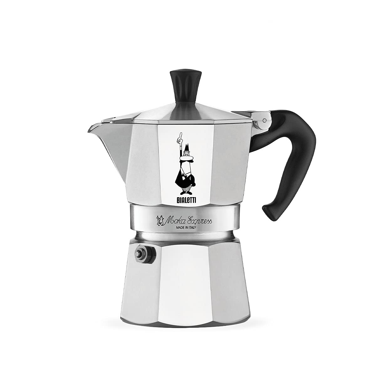 Bialetti Moka Express 6-Cup Stovetop Espresso Maker - Italian Coffee Pot for Induction & Gas Stoves - Perfect for Home Brewing, Camping & Gifts
