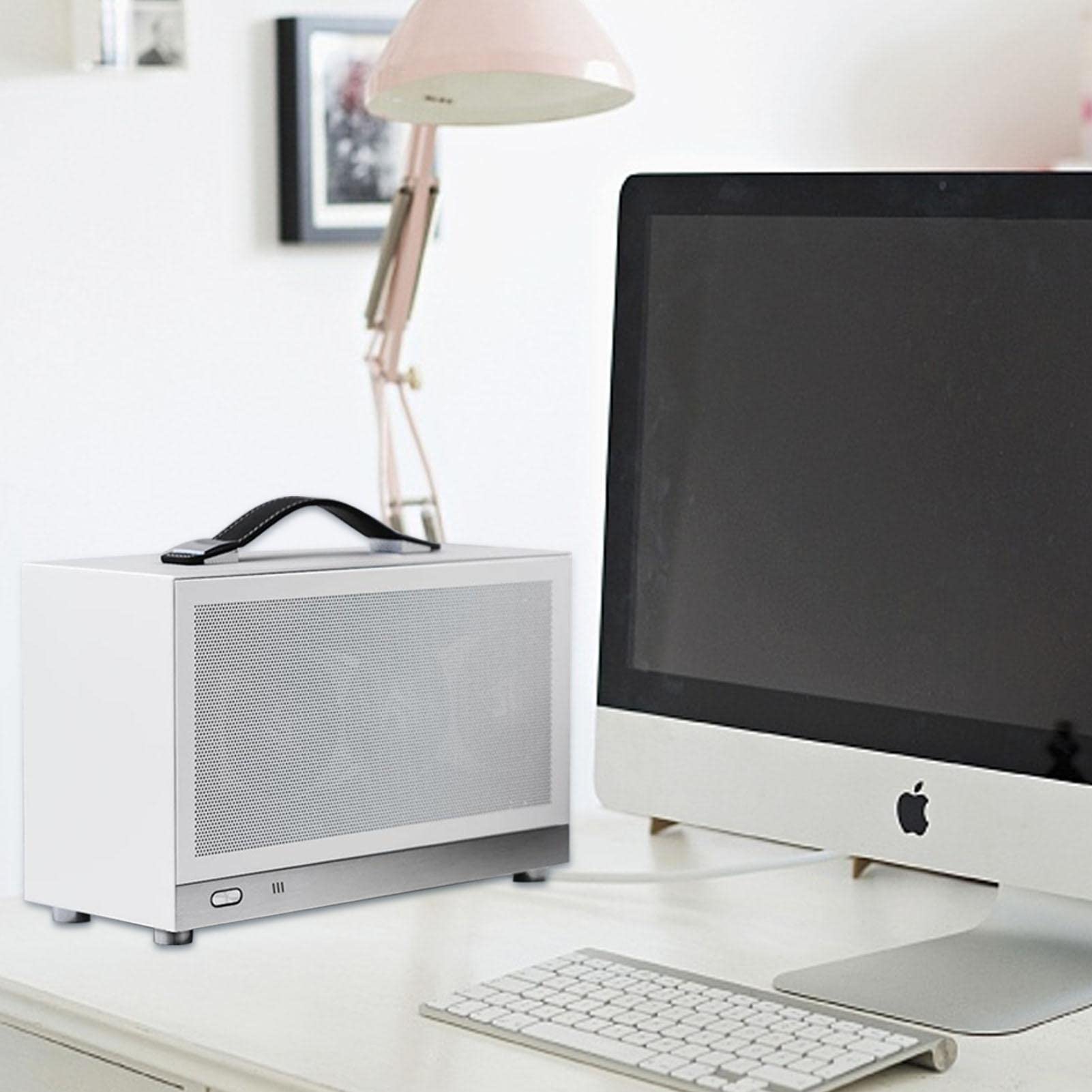 Fowybe ITX PC Case - Mini Slim Portable Computer Chassis with Thickened Design | Perfect for Compact Gaming Rigs, Home Theater PCs & Space-Saving Desktop Builds