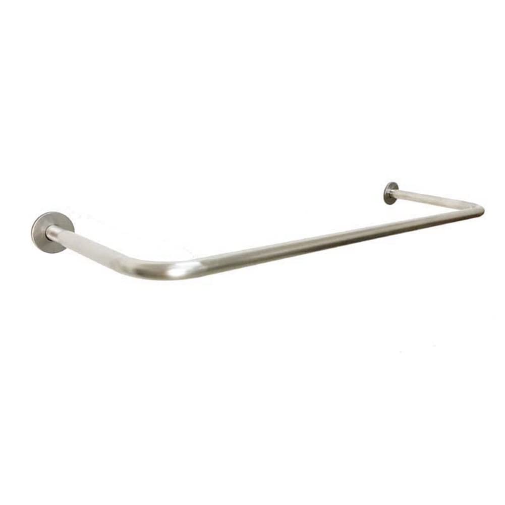 Stainless Steel Wall-Mounted Clothing Rack - 120x28cm Silver Garment Display Stand for Retail Stores & Boutiques | Perfect for Mall Shops, Clothing Stores and Fashion Boutique Displays