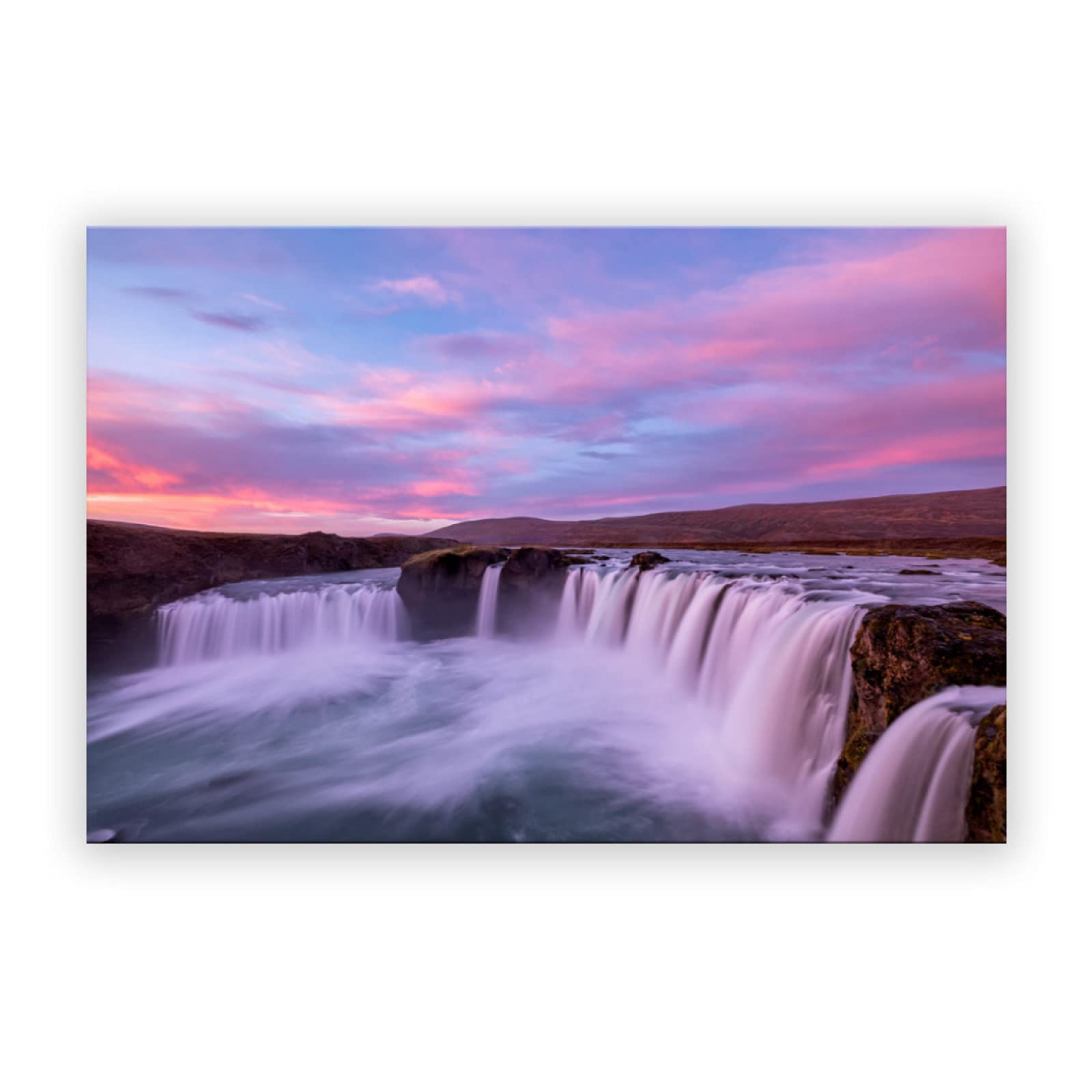 Stunning Waterfall Wall Art - Framed Landscape Canvas Print for Living Room, Kitchen, Bedroom & Office Decor | Nature-Inspired Home Gift | Perfect for Zen Spaces, Meditation Rooms & Spa-Like Bathrooms