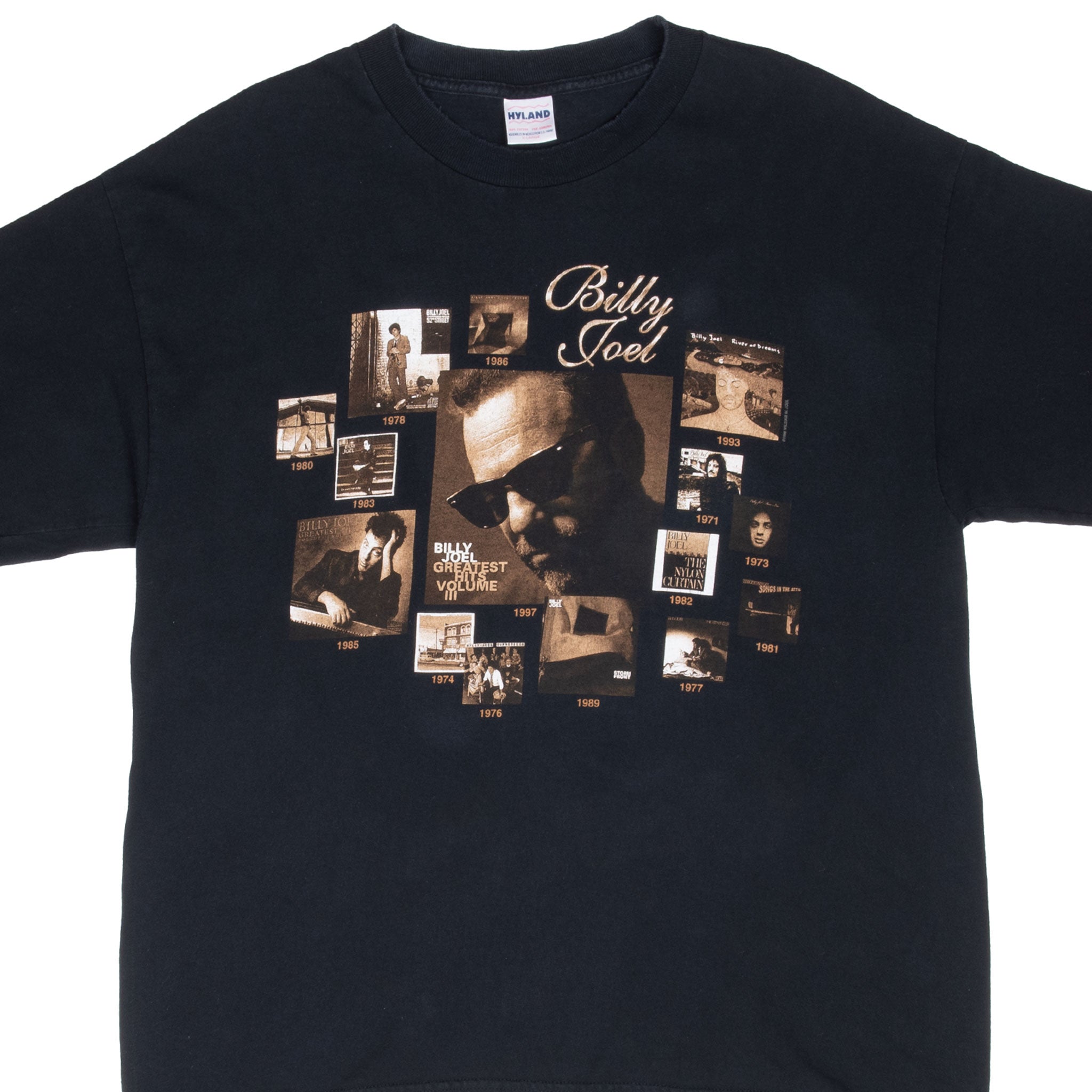 Vintage Billy Joel 1998-1999 Tour T-Shirt XL - Classic Rock Band Merchandise for Concerts & Music Fans