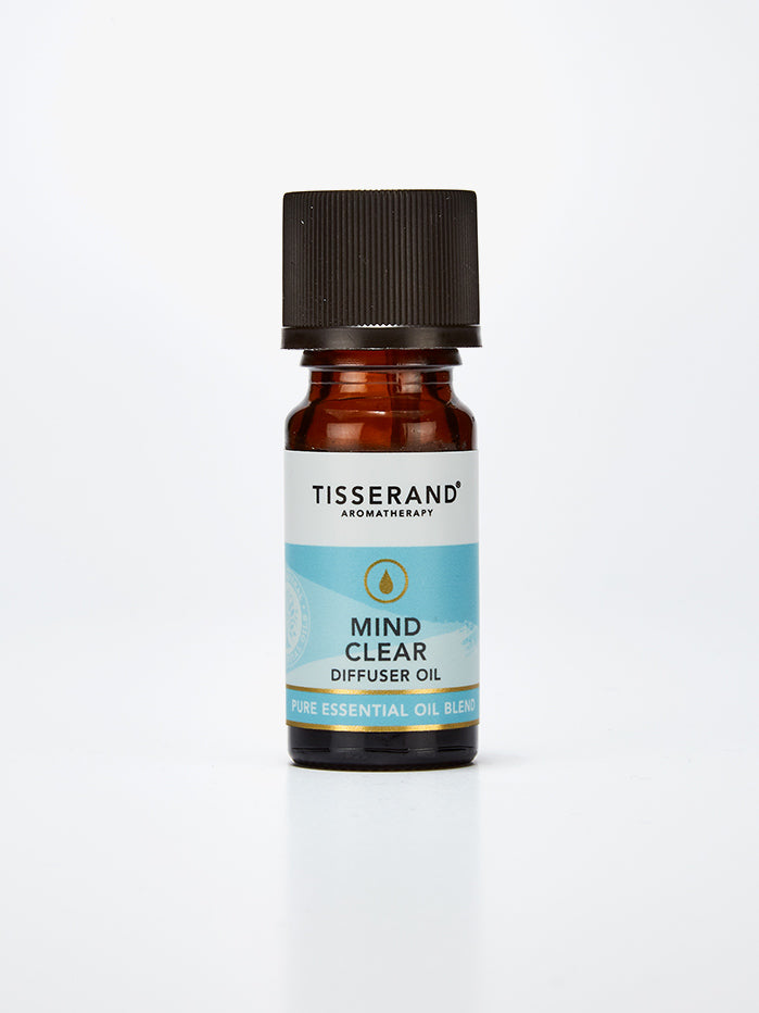 Tisserand Aromatherapy Essential Oil - Mind Clear Blend for Stress Relief & Mental Clarity | Perfect for Diffusers, Massage & Home Relaxation