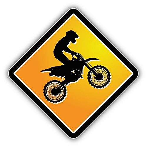 50 Pack Motocross Stickers for Scrapbooking, DIY Crafts, Bullet Journals & More - Durable Vinyl Decals for Kids Room, Motorcycle Helmets, Laptops & Water Bottles