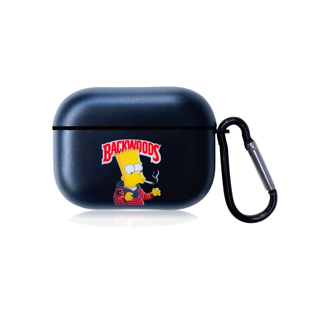 Cute Cartoon AirPod Pro Case with Keychain - Shockproof & Fun Design for Travel & Gym