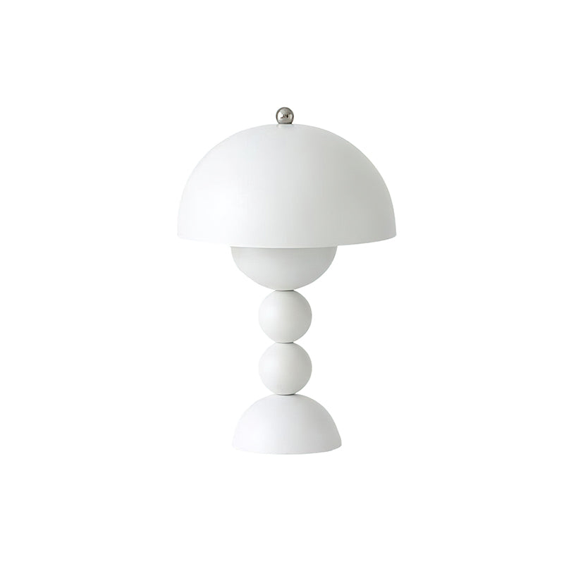 Flower Bud Portable Table Lamp - USB Rechargeable LED Night Light for Bedroom, Nursery, Camping & Travel - Dimmable Warm White Light