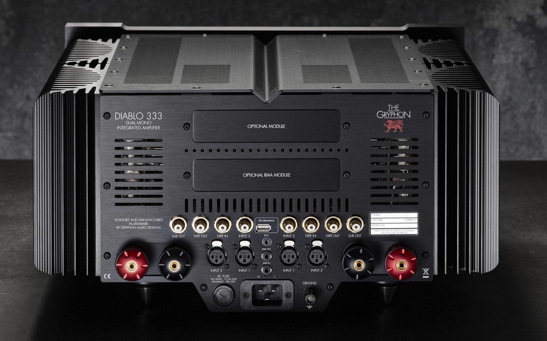 Gryphon Diablo 333 High-End Integrated Amplifier - Premium Audiophile Stereo System for Home Theater & Music Listening (Available for Demo)