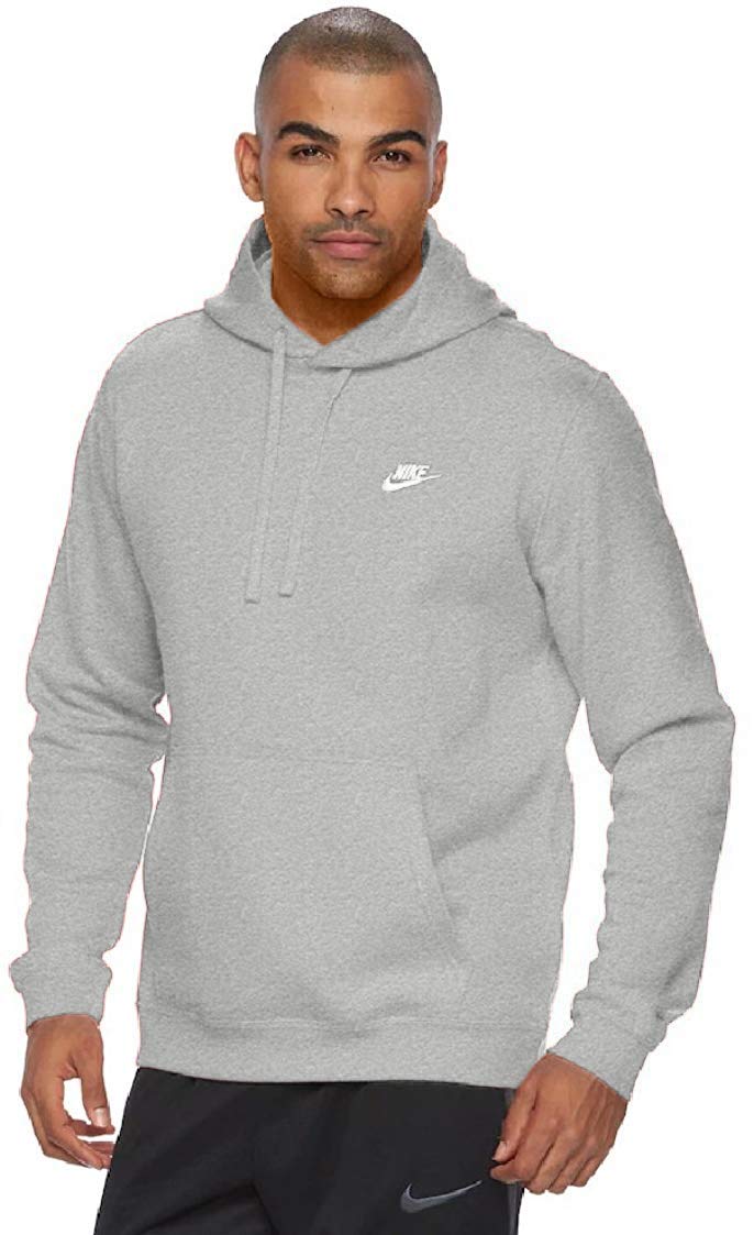 Nike Men's Sportswear Club Fleece Pullover Hoodie - Comfortable Casual Sweatshirt for Gym, Running & Everyday Wear