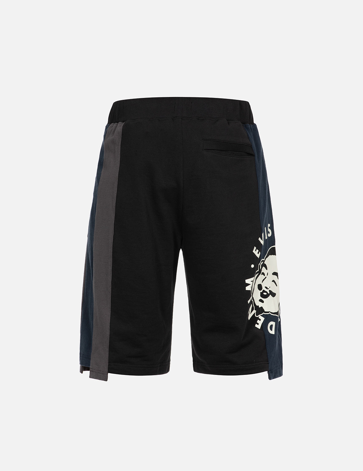 Deconstructed Playful Godhead Printed Regular Fit Sweat Shorts for Men - Comfortable Casual Lounge Wear for Home, Gym & Street Style