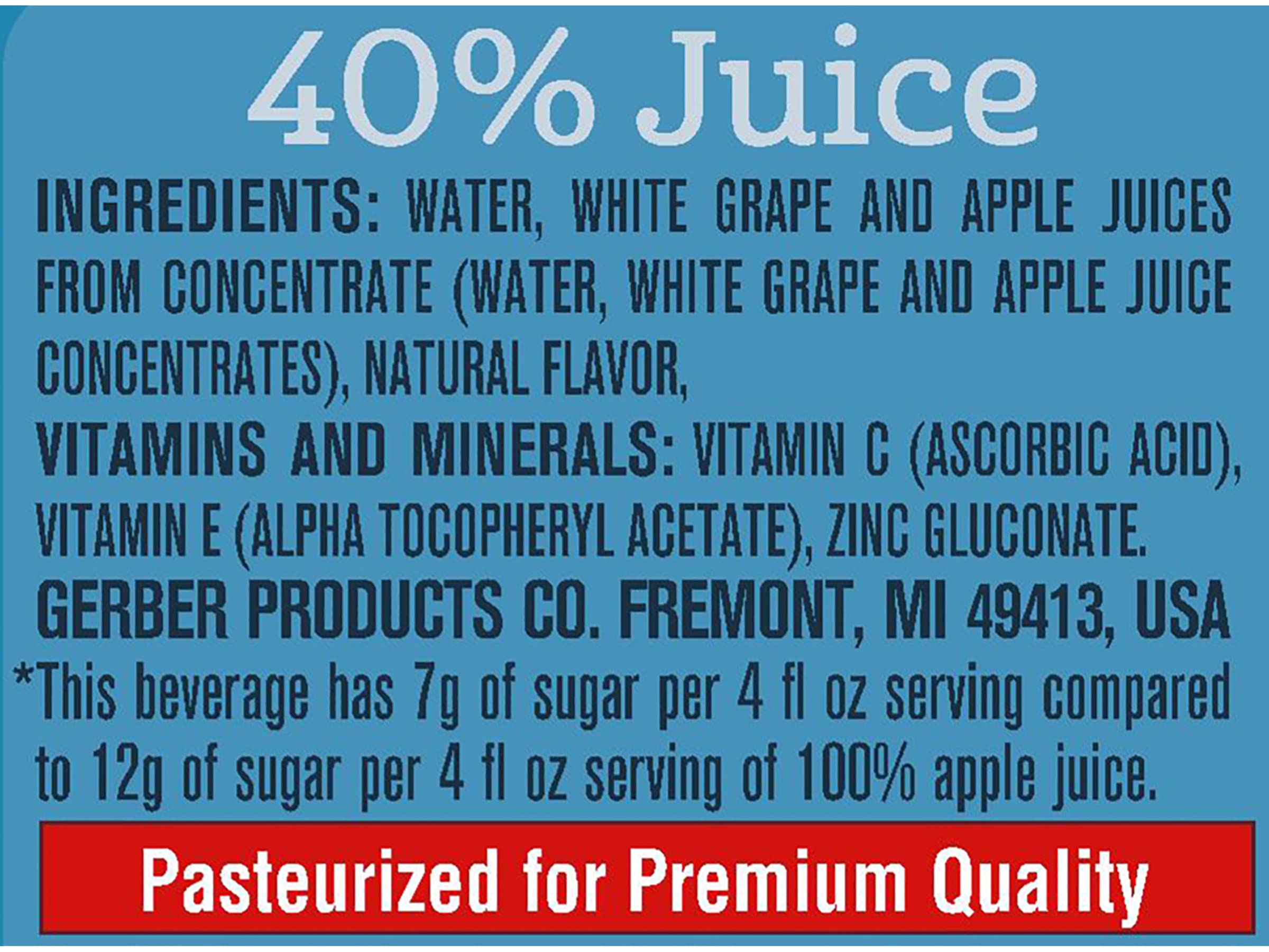 Gerber Water & Fruit Toddler Juice Blend - Strawberry Kiwi Flavor, 32oz Bottles (Pack of 6) | Healthy Hydration for Kids | Perfect for Daycare, Lunchboxes & On-the-Go Snacks