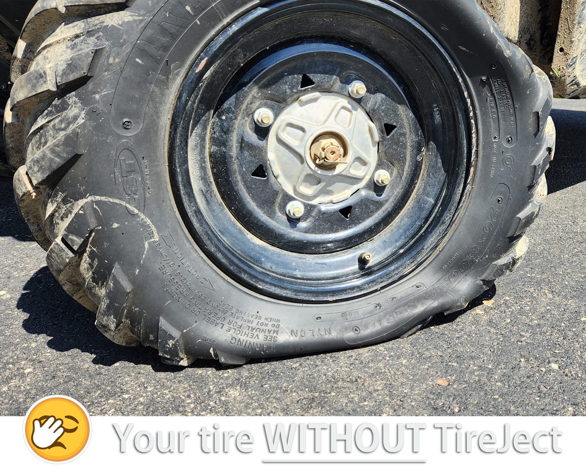 TireJect Off-Road Tire Sealant Refill - 1 Gallon (128oz) for ATV & UTV Tires | Prevents Flats & Leaks | Long-Lasting Protection | Use for Off-Roading, Trail Riding & Farm Equipment