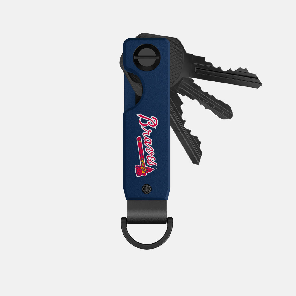 Ridge KeyCase for Atlanta Braves - Premium Key Holder with RFID Protection - Perfect for Home, Office, and Travel Organization