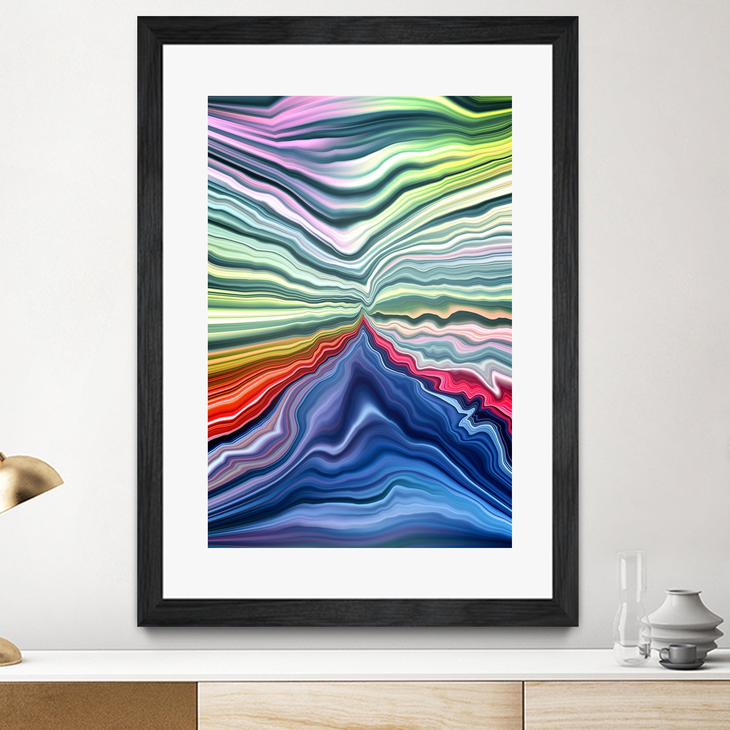 Abstract I Ee - Modern Abstract Wall Art for Home & Office Decor | Perfect for Living Room, Bedroom, or Workspace