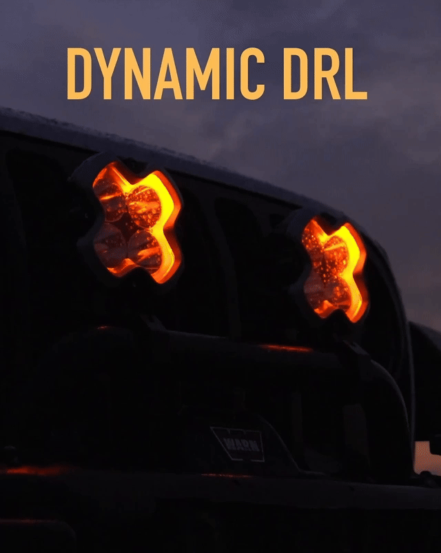 HALO Pro Series 6 LED Pod Lights with Dynamic DRL Modes - High Performance Off-Road Lighting for Trucks, Jeeps & ATVs - Perfect for Night Driving, Camping & Outdoor Adventures