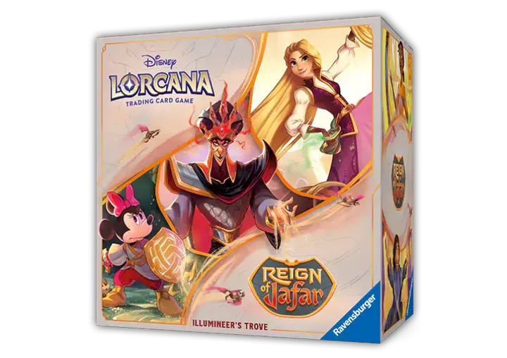 Disney Lorcana Reign of Jafar Illumineer's Trove - Collectible Trading Card Game Set for Disney Fans | Perfect for Game Nights, Gift Giving & Card Collectors