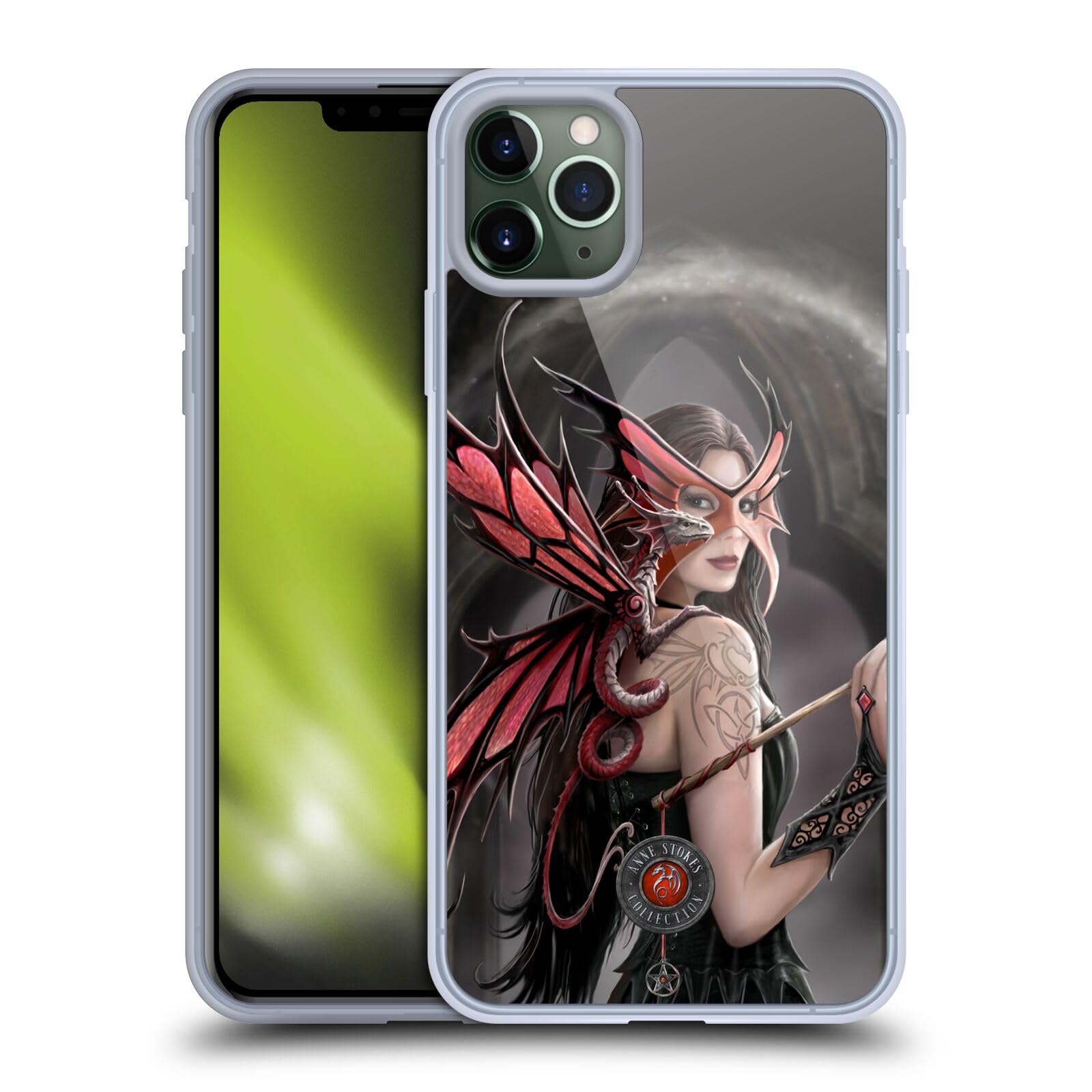 Anne Stokes Spellbound Dragon iPhone 11 Pro Max Case - Officially Licensed Soft Gel Phone Cover with Friendship Design | Perfect Gift for Fantasy Lovers & Best Friends
