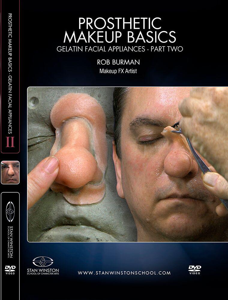 Stan Winston Studio Prosthetic Makeup Basics - Professional Gelatin Facial Appliances Tutorial DVD for Special Effects & Halloween Makeup Artists