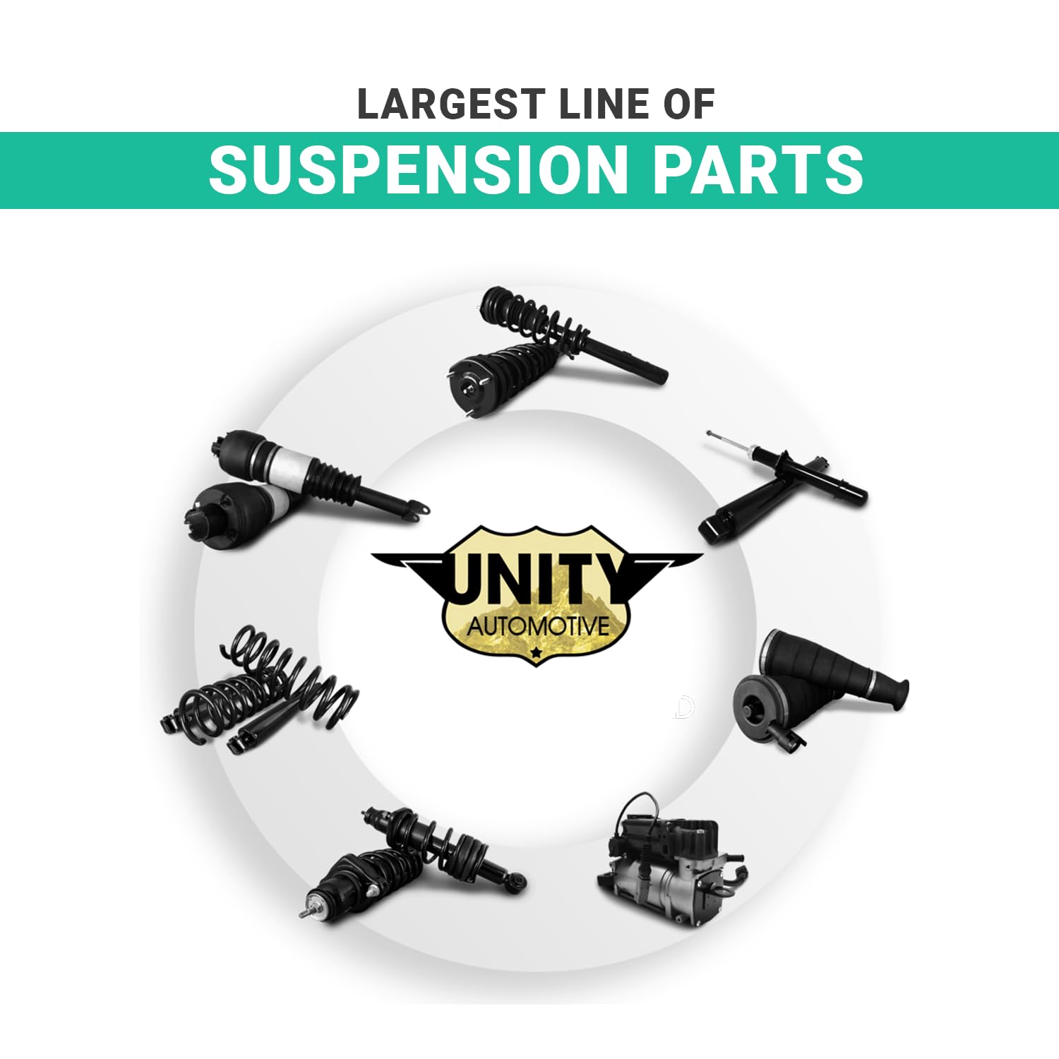 UNITY AUTOMOTIVE 11218 Front Right Complete Strut Assembly for 2013-2017 Honda Accord - Perfect for Smooth Ride & Suspension Repair | Replacement Part for Sedan, Commuting & Daily Driving