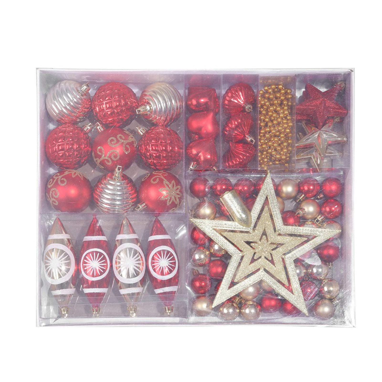 Christmas Tree Ornaments - Shatterproof Xmas Balls for Holiday Decorations, Blue Hanging Balls for Christmas Tree, Wedding & Party Decor | Perfect for Home, Festival & Gift Giving