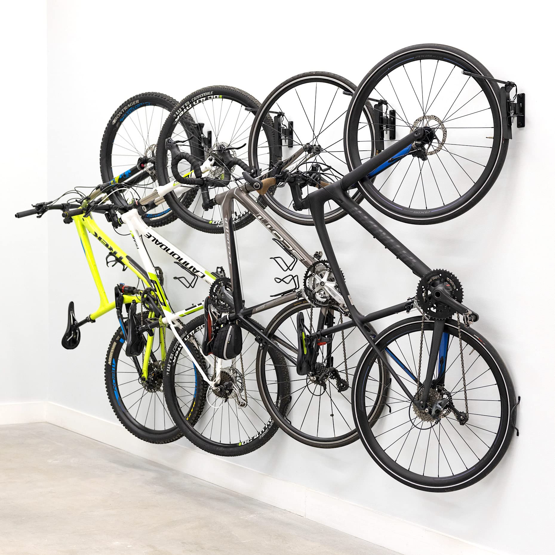 Vertical Bike Rack Wall Mount - Swivel Bike Hanger Hook with Stopper for Garage Storage | Indoor Bicycle Organizer for Home, Apartment & Cycling Enthusiasts