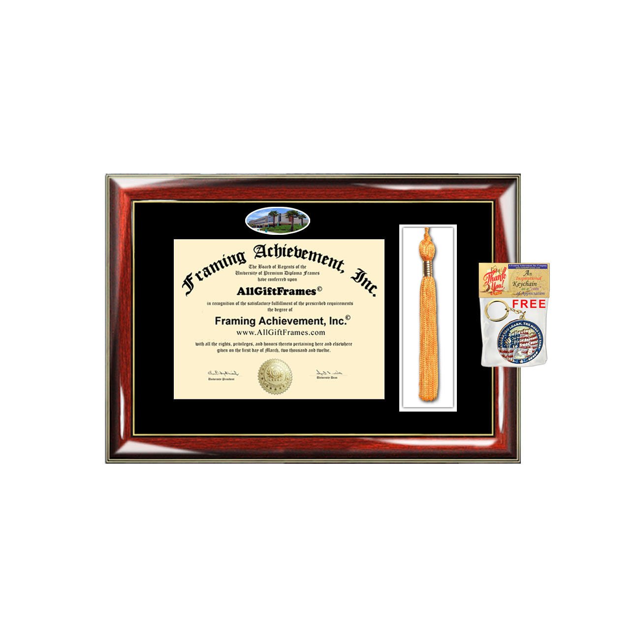 Texas A&M University Corpus Christi Graduation Frame - Custom TAMUCC Diploma & Tassel Display with Photo Insert - Perfect for Graduation Gifts, Office Decor & Campus Memorabilia