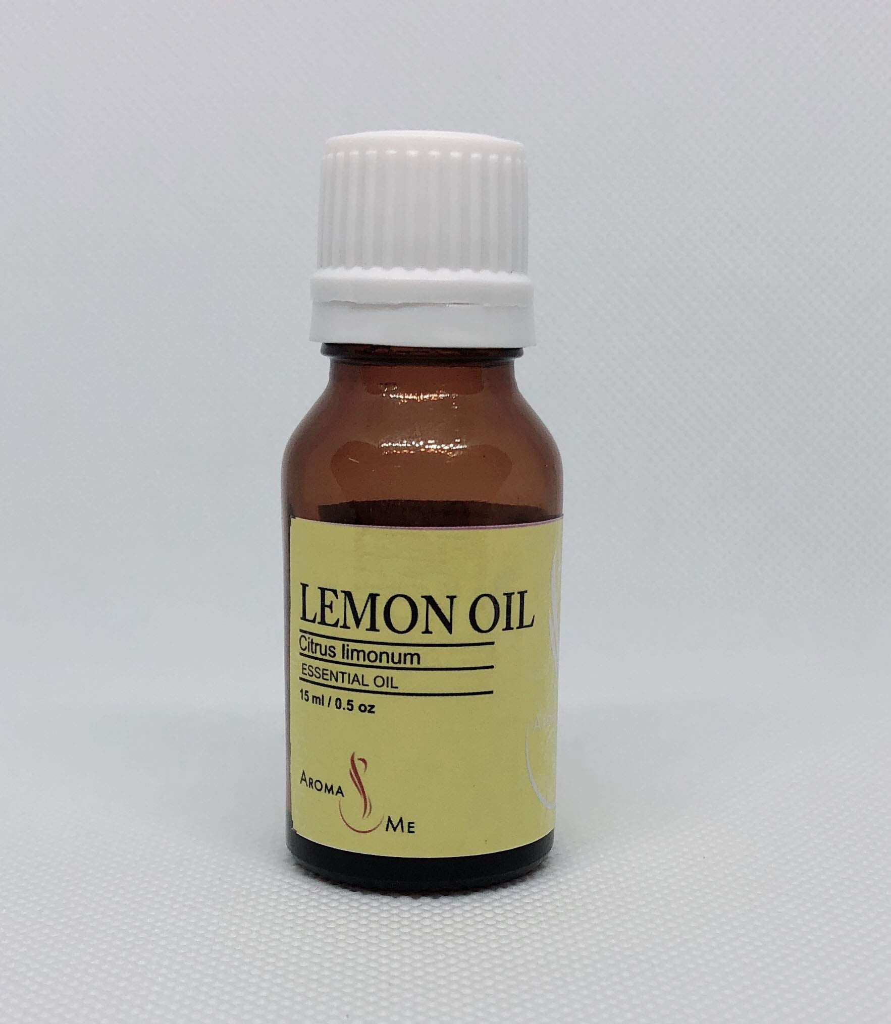 Aroma & Me 100% Pure Natural Lemon Essential Oil - 15ml for Aromatherapy, Diffusers & DIY Skincare | Refreshing Citrus Scent for Home & Spa Relaxation