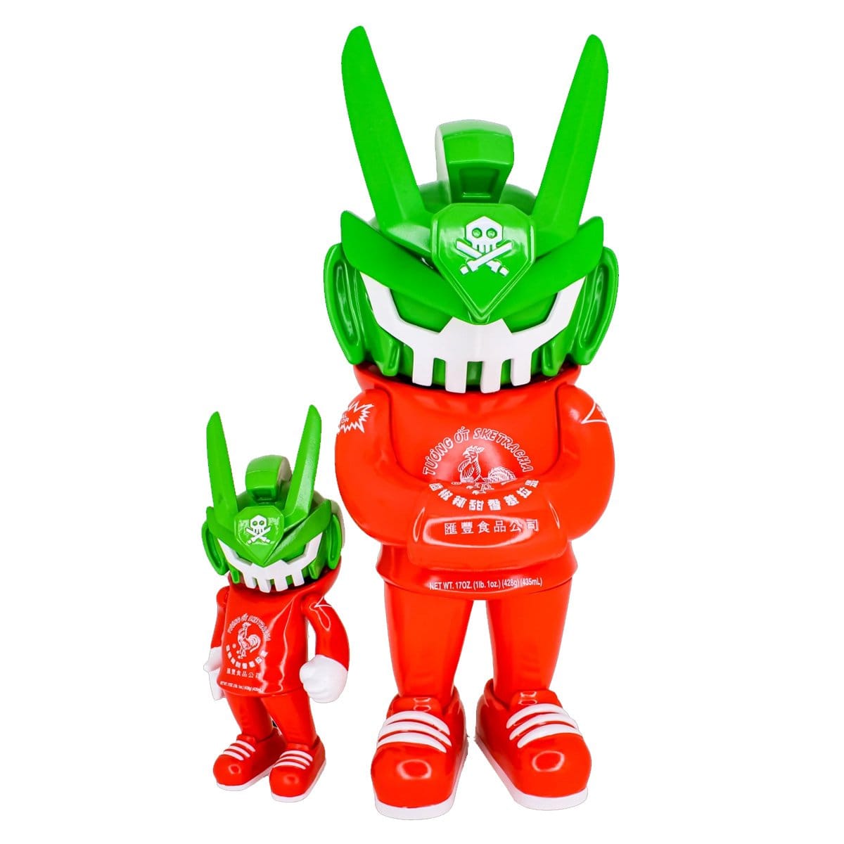 Quiccs x Sket One Sketracha MEGA TEQ63 Martian Action Figure - Collectible Designer Toy for Display & Photography | Perfect for Anime Fans & Urban Art Collectors